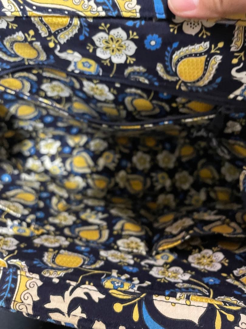 vera bradley 花柄キルティングトートバッグ　ランチバッグセット