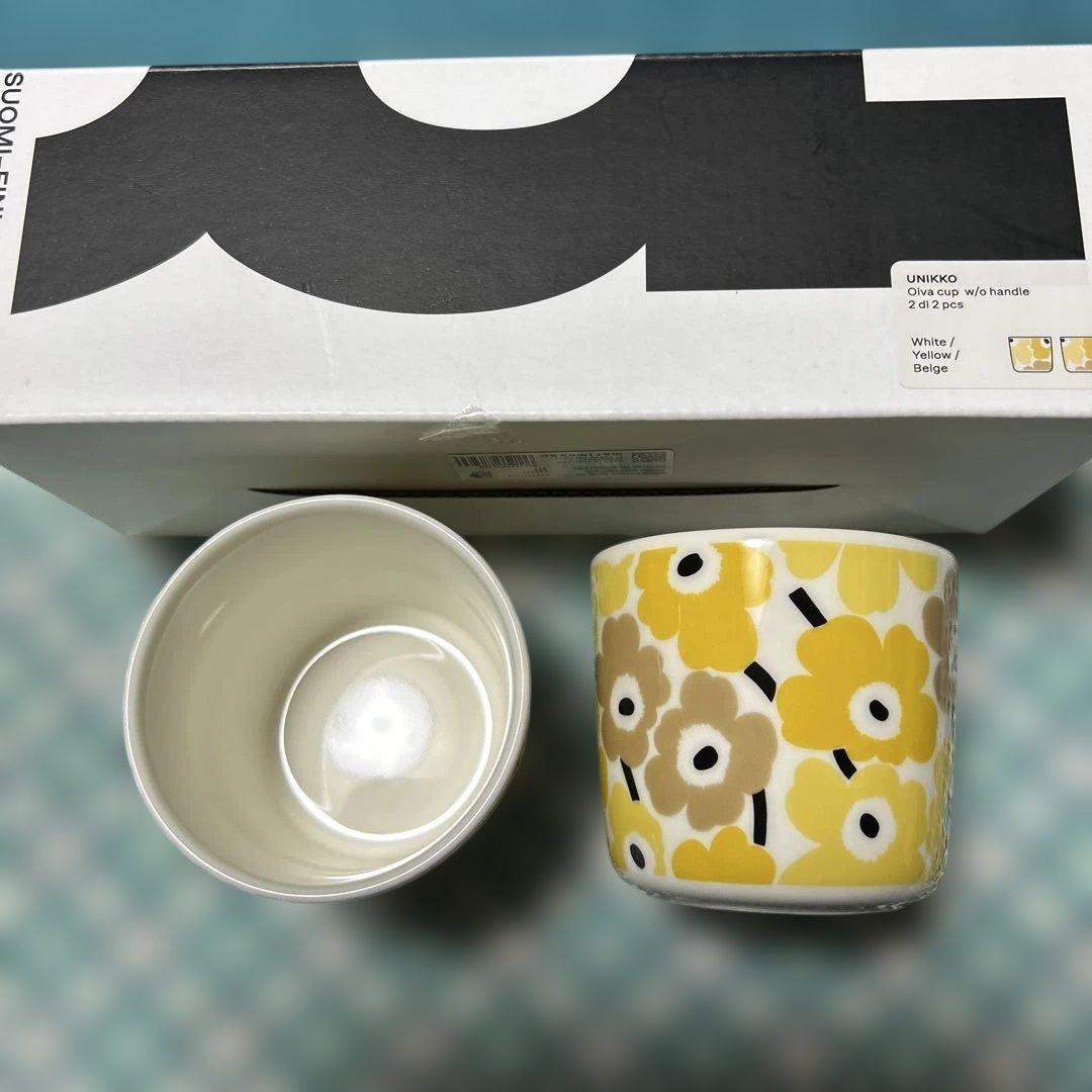 ✨新品未使用✨マリメッコ　ウニッコ　ラテマグ２個