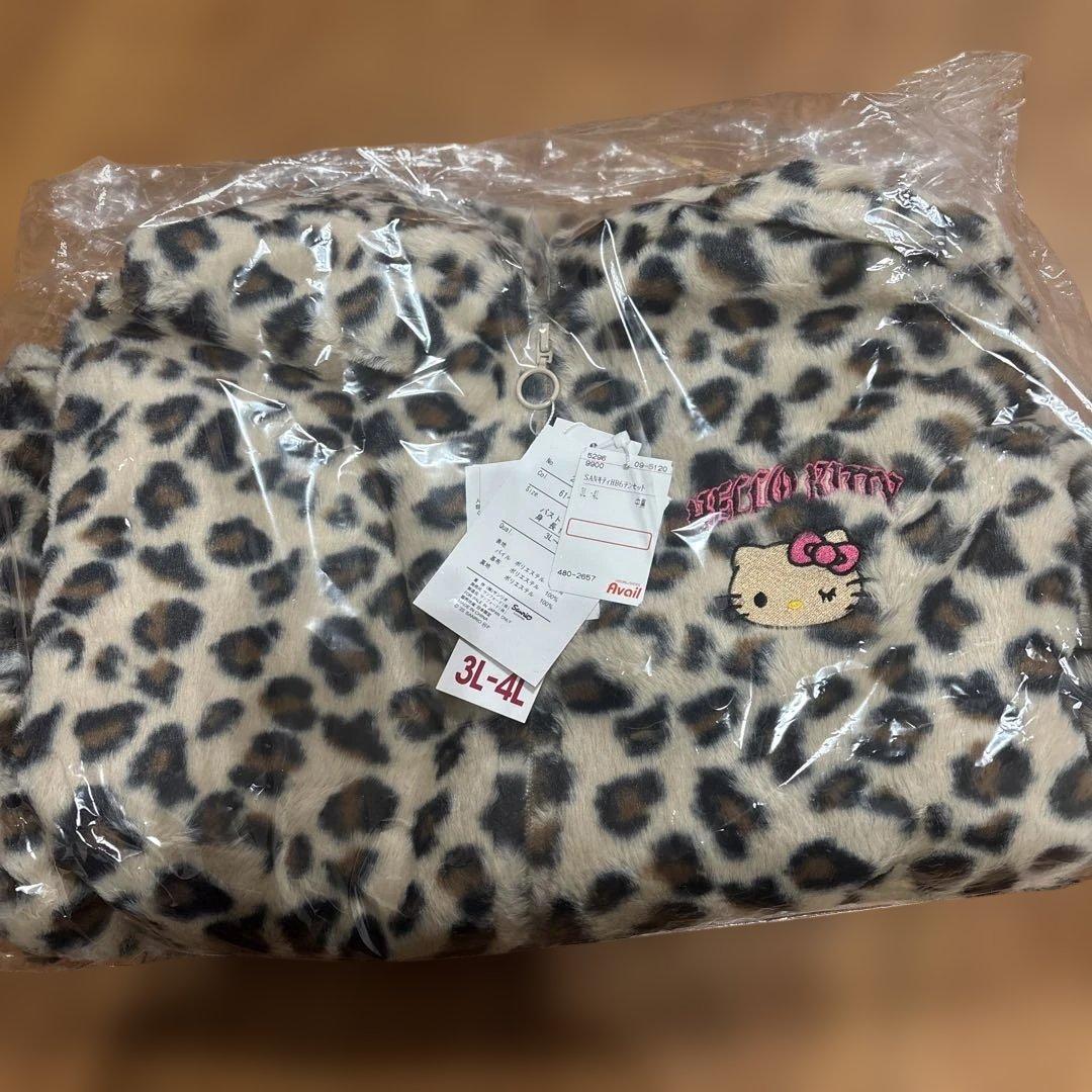 最終値下げ　しまむら　ハローキティ　ヒョウ柄　日焼けキティ福袋3L-4L 6点