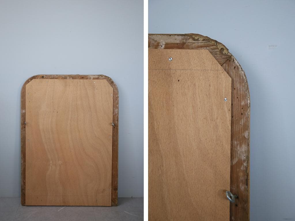 フランスアンティークルイフィリップ様式ミラー/姿見ウォールミラー鏡(90-246