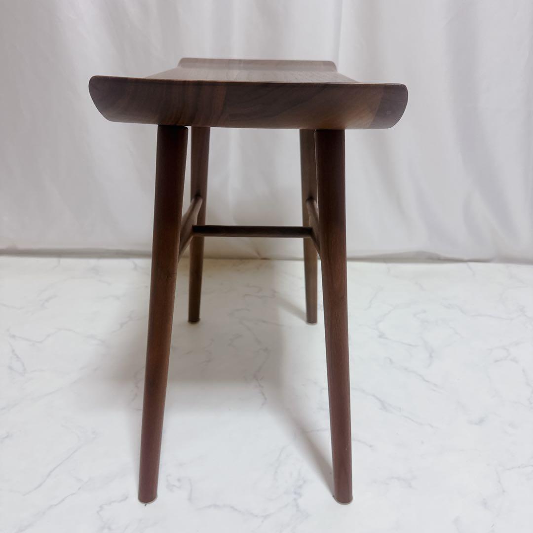 ✨美品✨スツールテーブル サイドテーブル 無垢材 ウォールナット 北欧