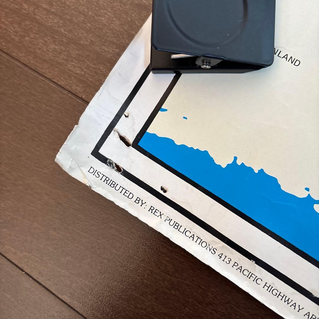 ビンテージ　70’s 世界地図　ワールドマップ　ポスター