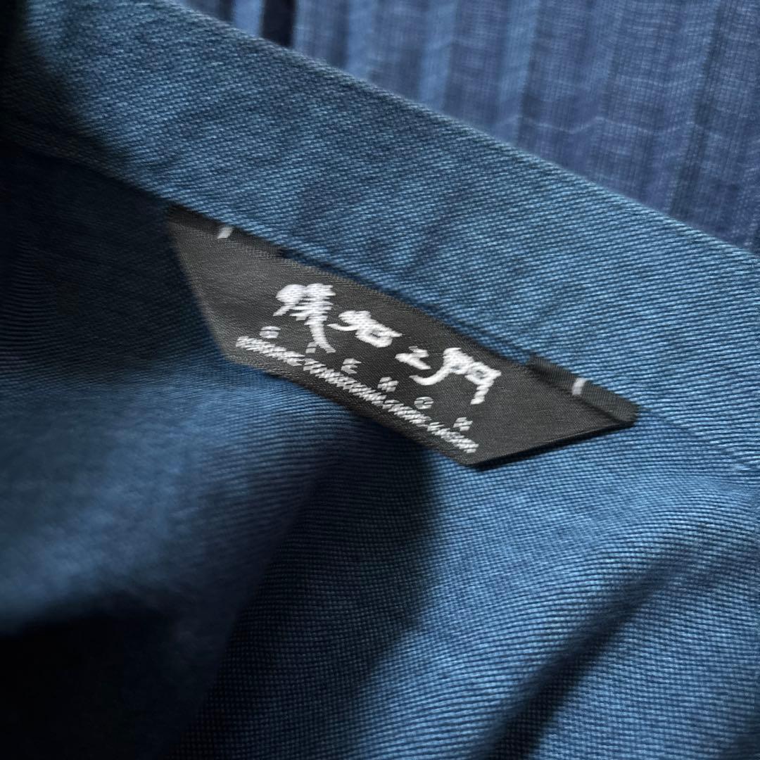 儀右衛門　ギエモン　久留米絣　プリーツ加工　スカート