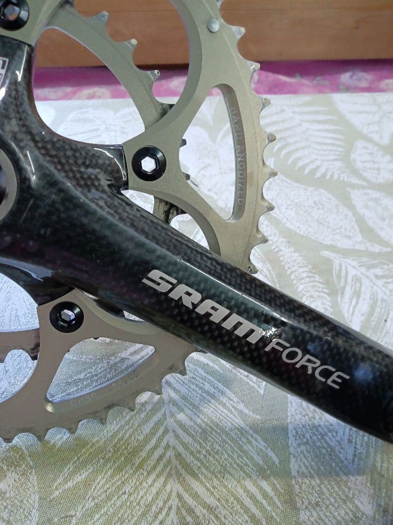 SRAM FORCE クランクセット &　ULTEGGR ペダル