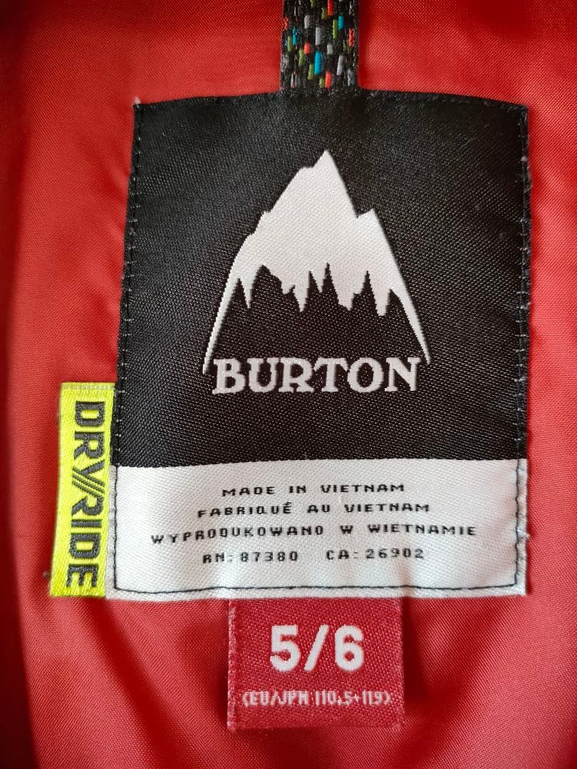 BURTON スノーボードウェア 5/6