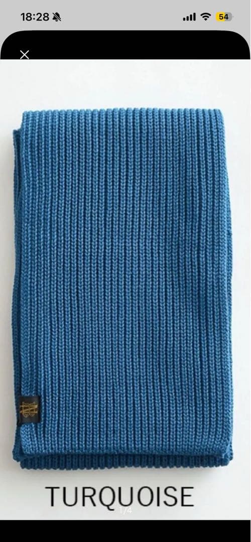 完売品 BATONER SOLID WOOL MUFFLER日本製 ユニセックス