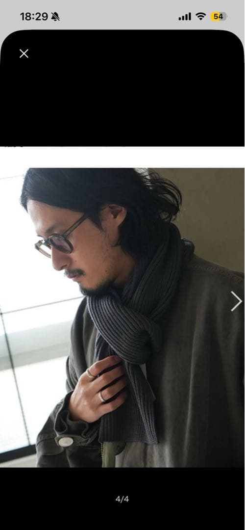 完売品 BATONER SOLID WOOL MUFFLER日本製 ユニセックス