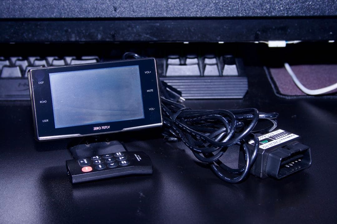 コムテック レーダー探知機 ZERO 707LV + OBD2 付き