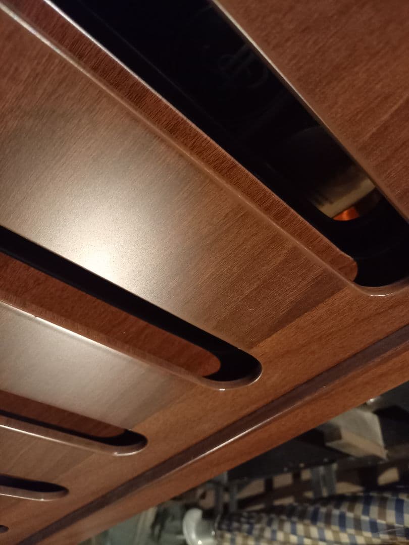 北欧　ミッドセンチュリー　モダン　ウッド　ルーバー　ミドル　パーテーション