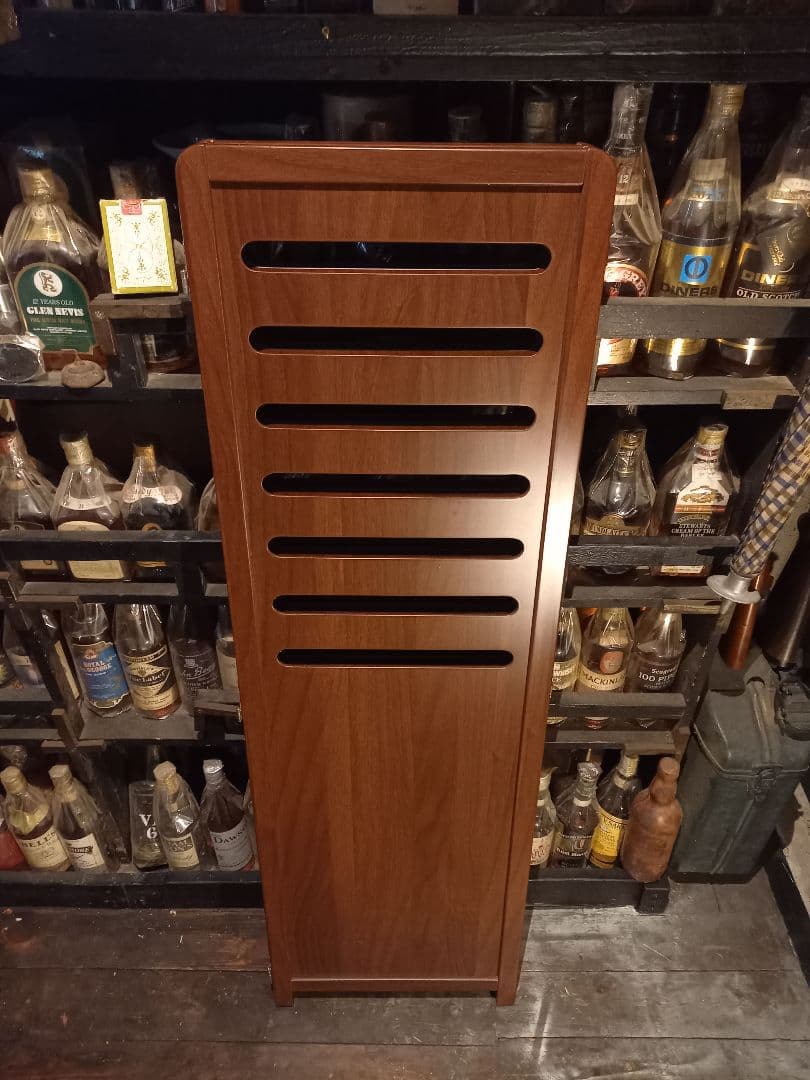 北欧　ミッドセンチュリー　モダン　ウッド　ルーバー　ミドル　パーテーション