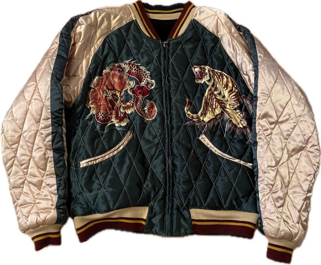 テーラー東洋　リバーシブルスカジャン　サイズL 東洋　虎