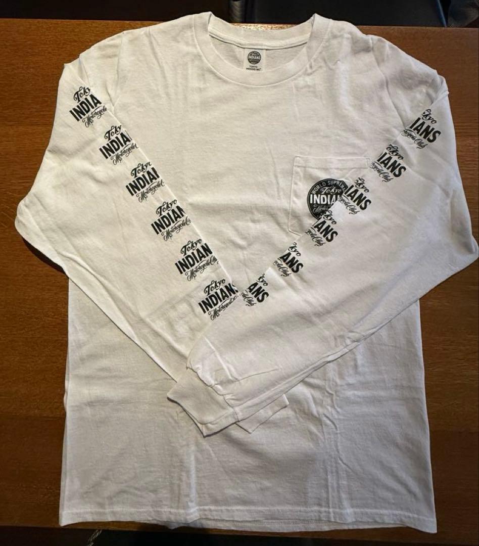Tokyo Indians ポケットロングスリーブシャツ ホワイト/ L