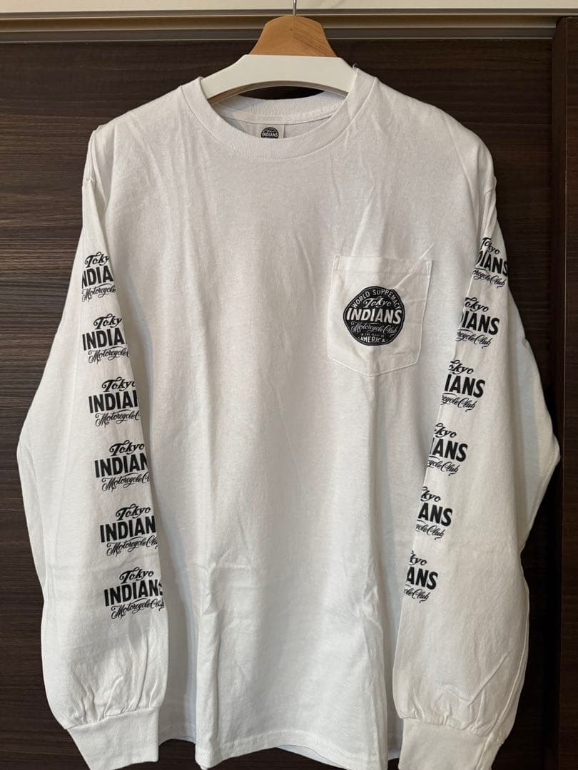 Tokyo Indians ポケットロングスリーブシャツ ホワイト/ L