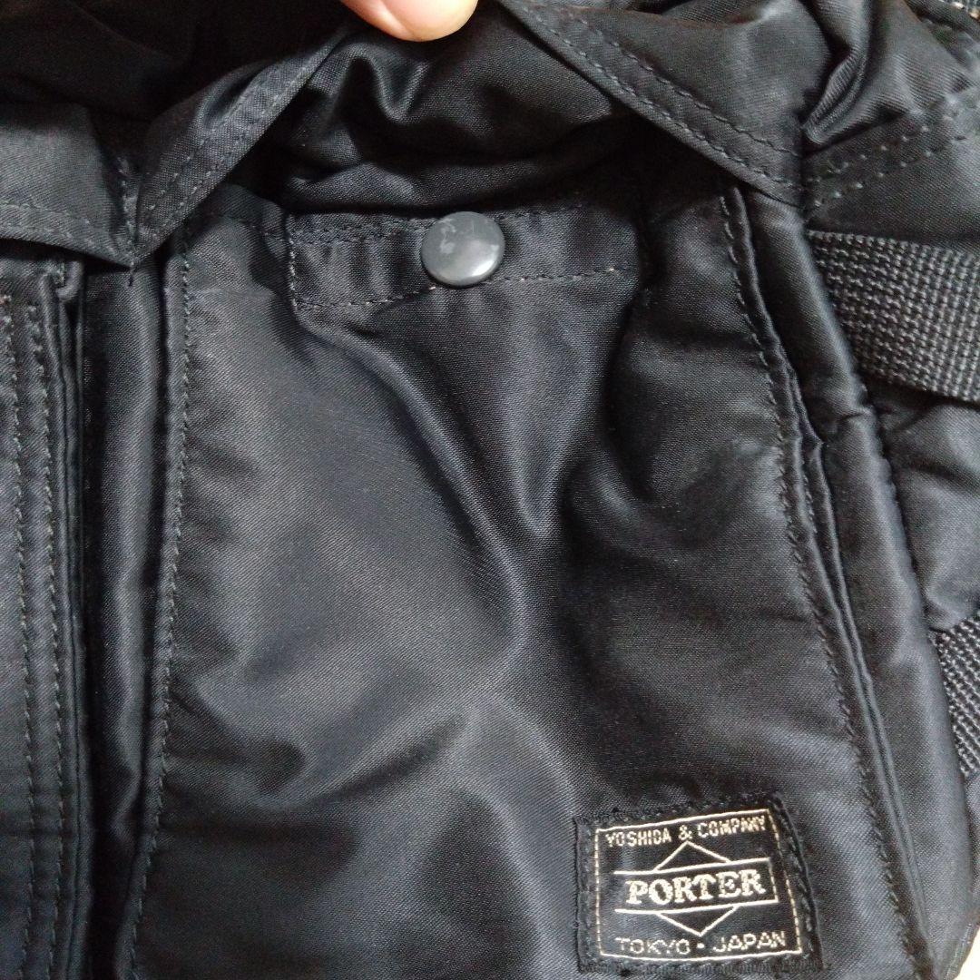 PORTER ボディバッグ ブラック＆オリーブ