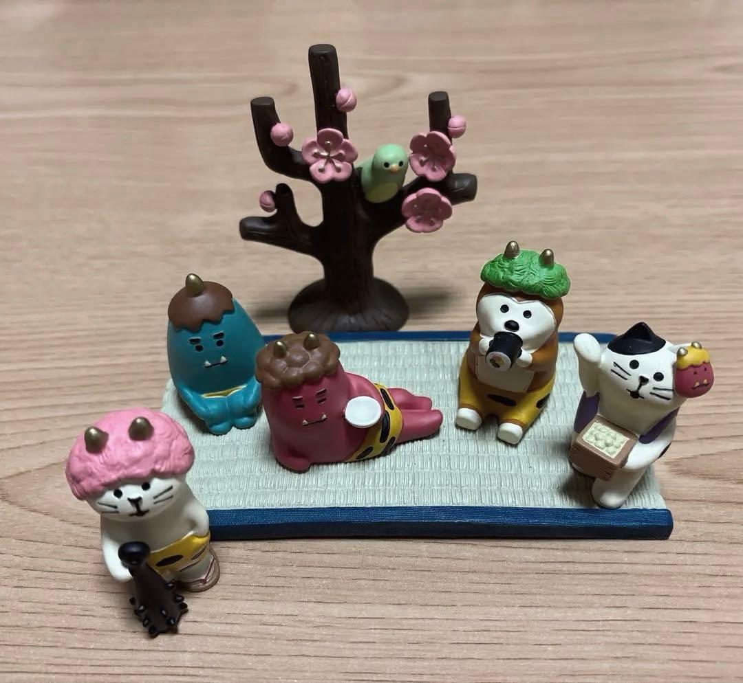 コンコンブル　節分　うぐいす　梅の木セット