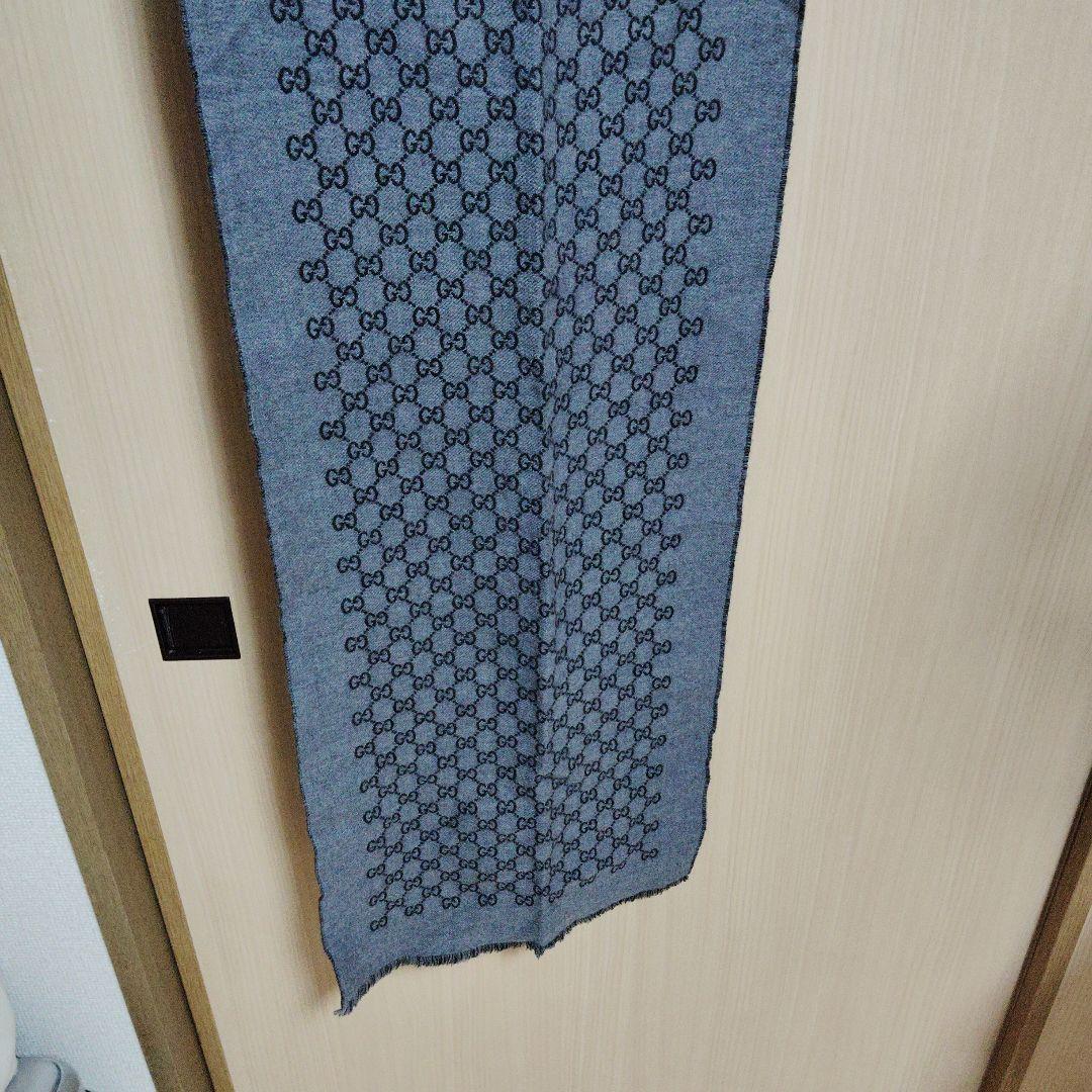 グッチ　リバーシブル GGパターン マフラー