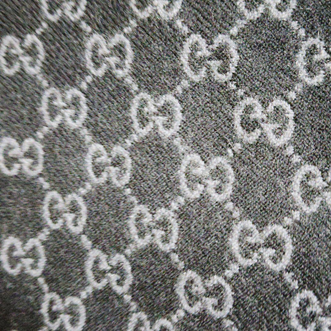 グッチ　リバーシブル GGパターン マフラー