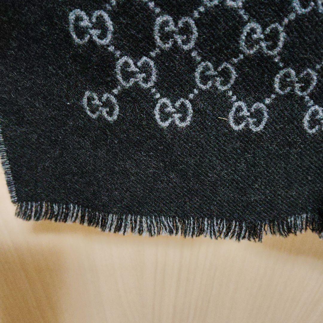 グッチ　リバーシブル GGパターン マフラー