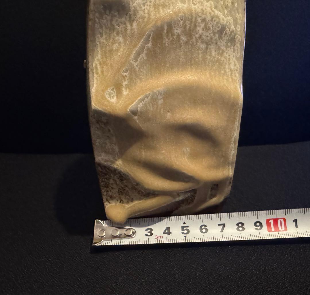 ヴィンテージ ドイツJUNHANSユンハンス 陶器 ブロック 置時計 オブジェ