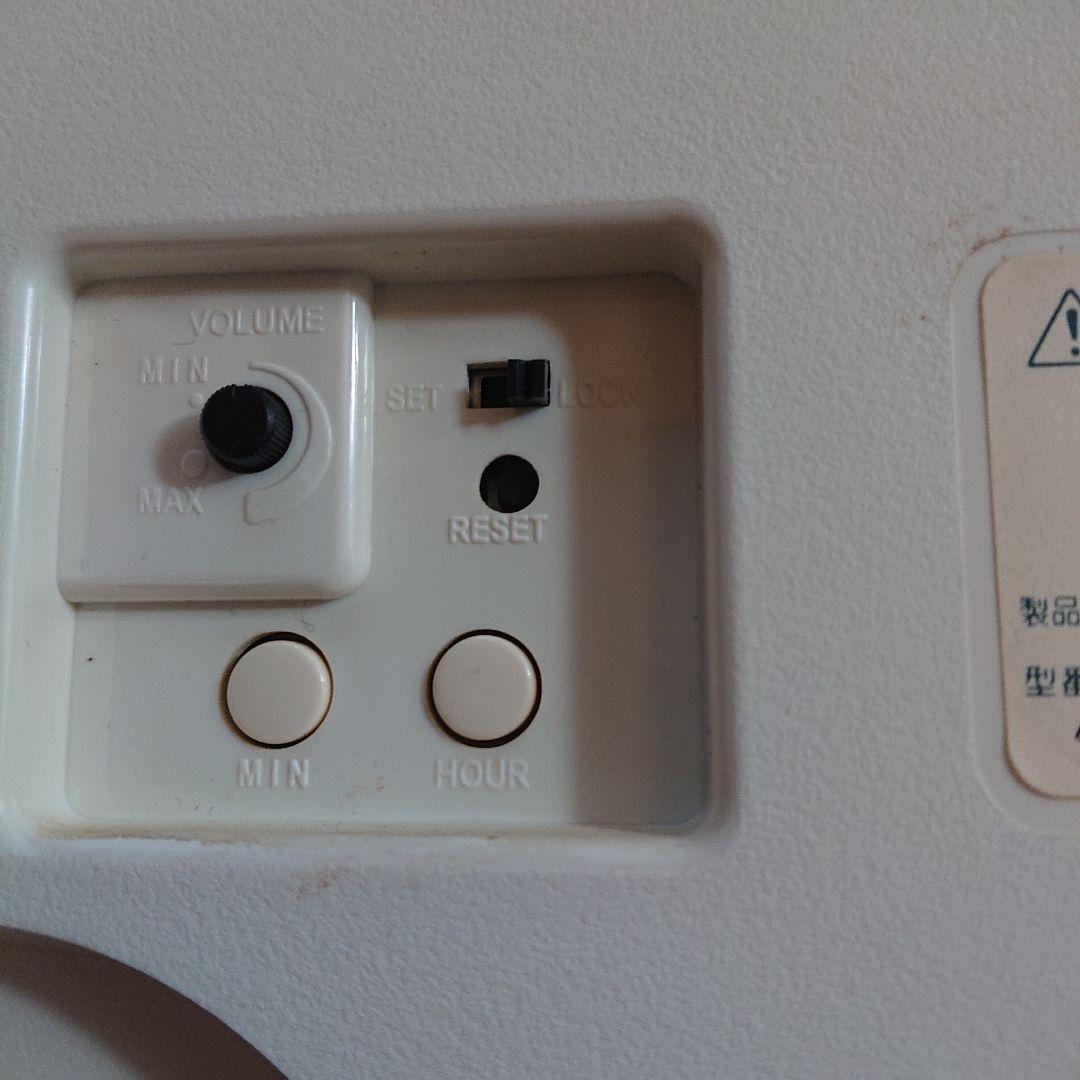 Hello Kitty 掛時計 ピンク チェック柄　カオハナ　振り子時計　稼働品