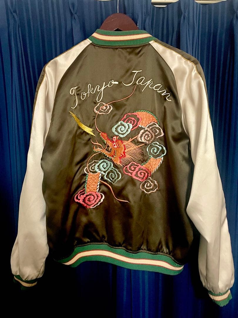 90s テーラー東洋 M18280 スカジャン リバーシブル M品番　Lサイズ