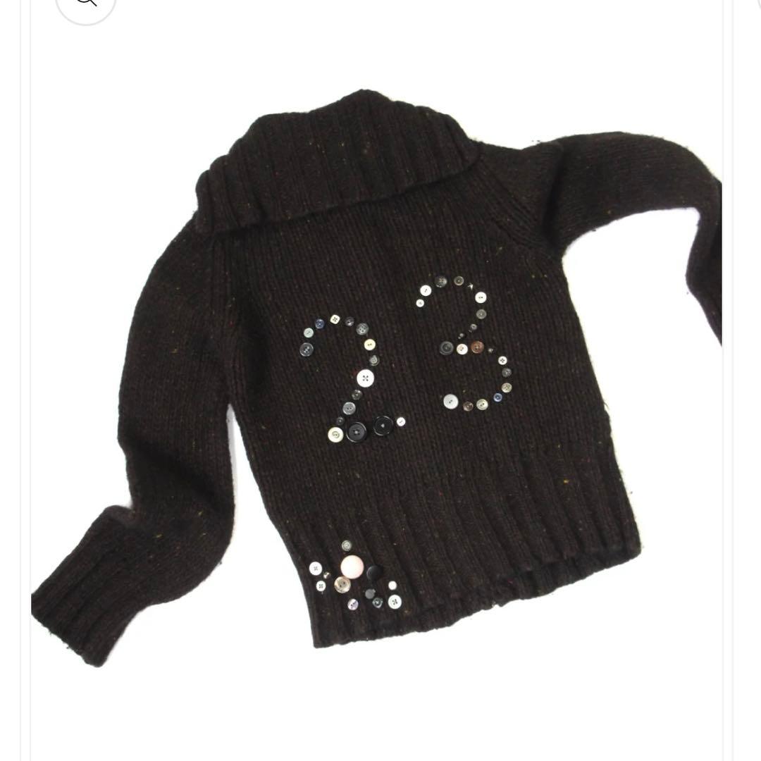 トップス yaekim 21 frost moon zip-up knit