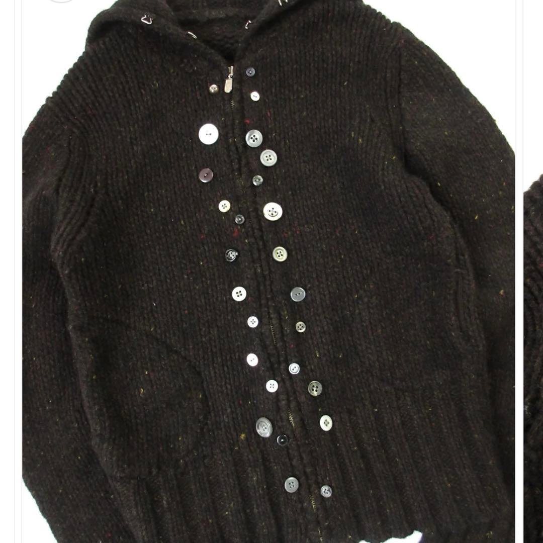 トップス yaekim 21 frost moon zip-up knit