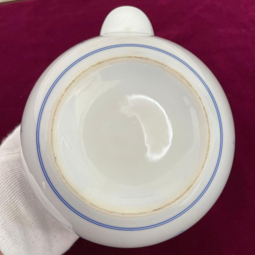 香蘭社　最高級　愁海棠　蓋付お茶茶碗　4客　急須