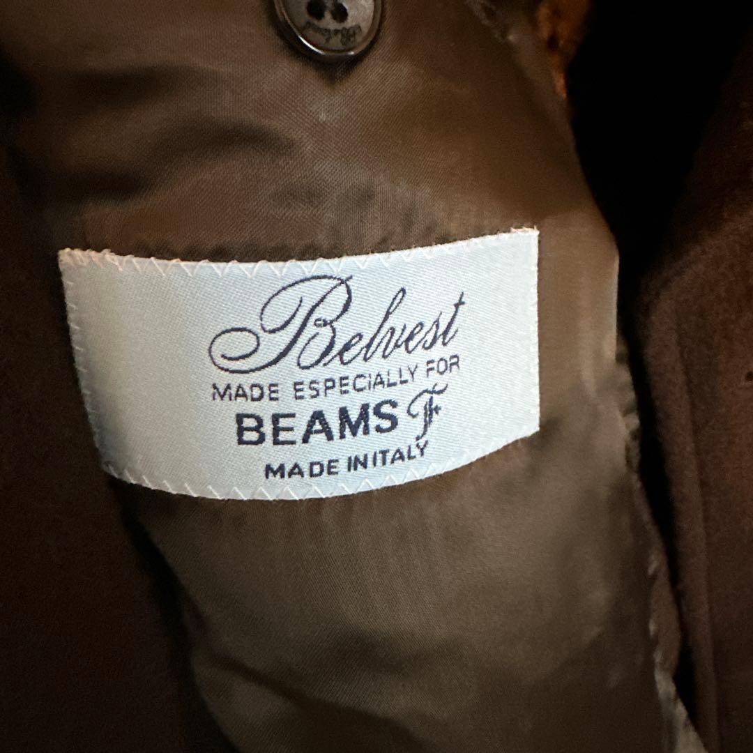 Belvest ダークブラウン ダブルブレスト カセンティーノコート