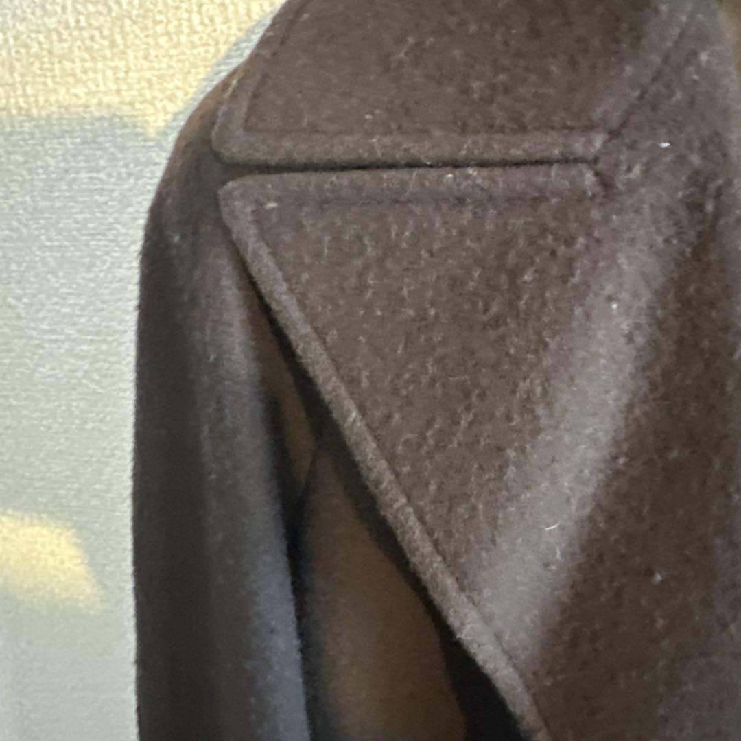 Belvest ダークブラウン ダブルブレスト カセンティーノコート