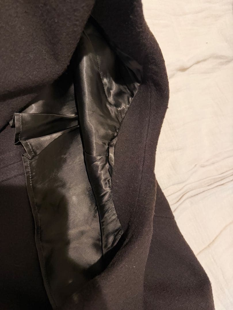 Belvest ダークブラウン ダブルブレスト カセンティーノコート