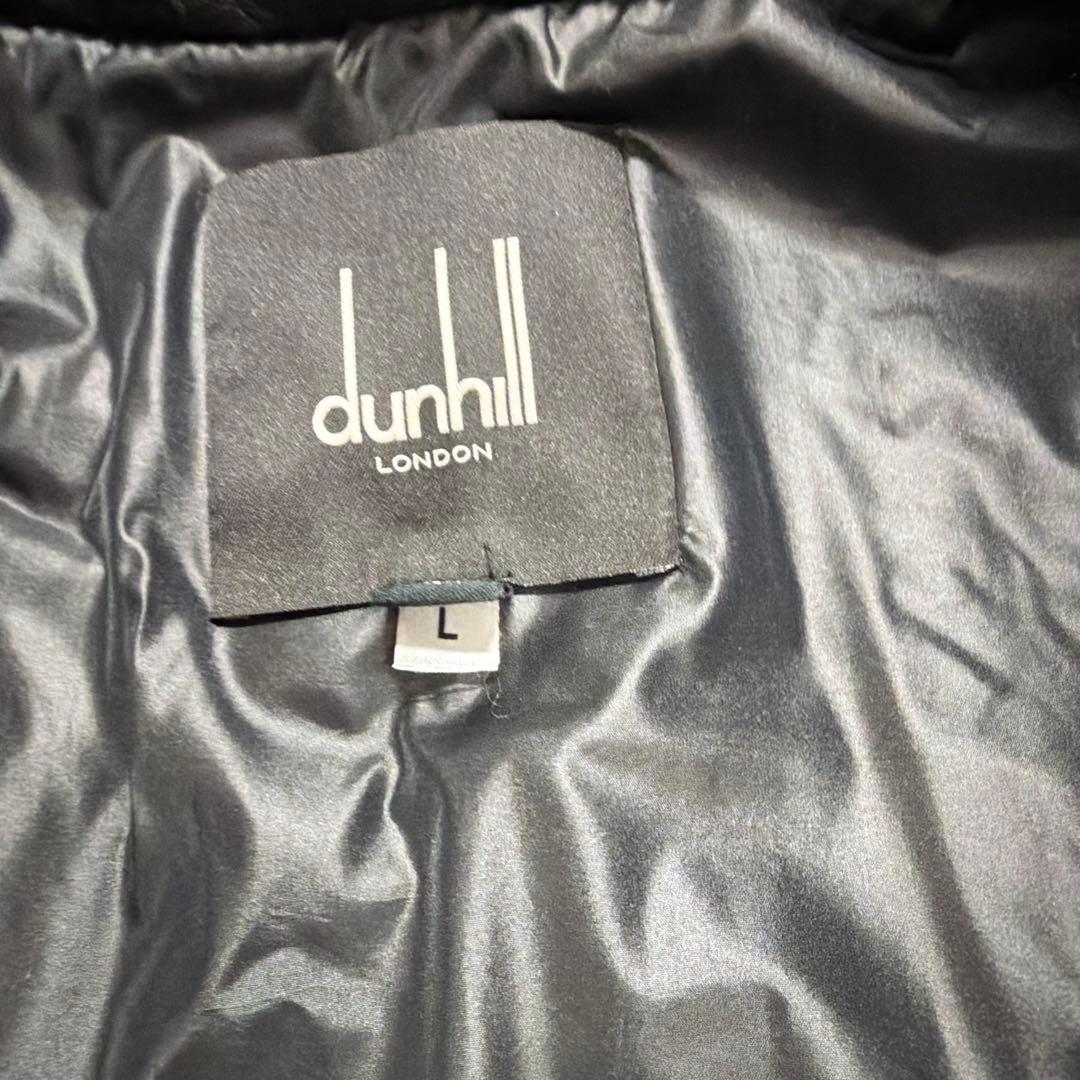 dunhill ブラック キルティングレザー ジャケット