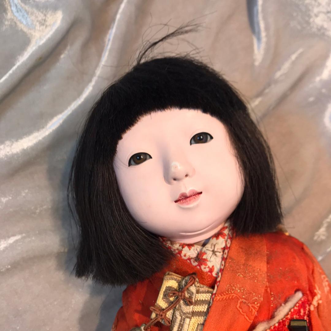 市松人形　女の子　豊龍斎　銘有