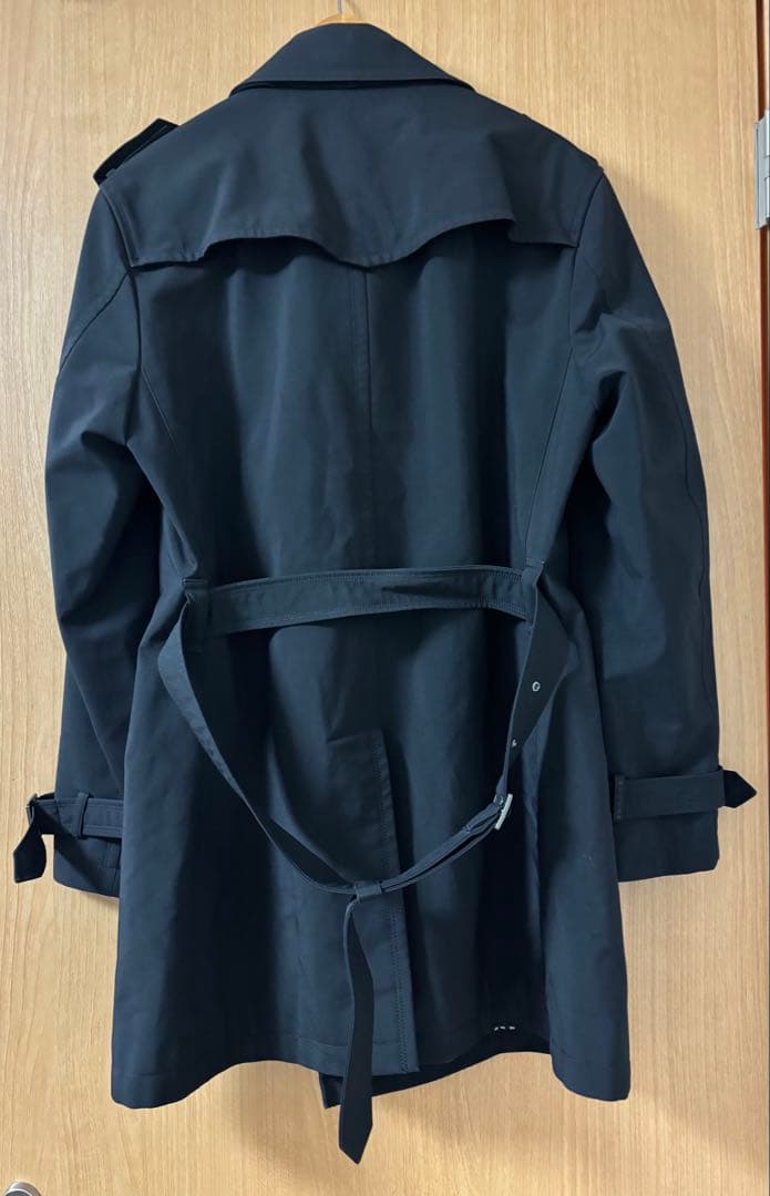 BURBERRY BLACK LABEL☆トレンチコート☆LL☆ブラック☆中古