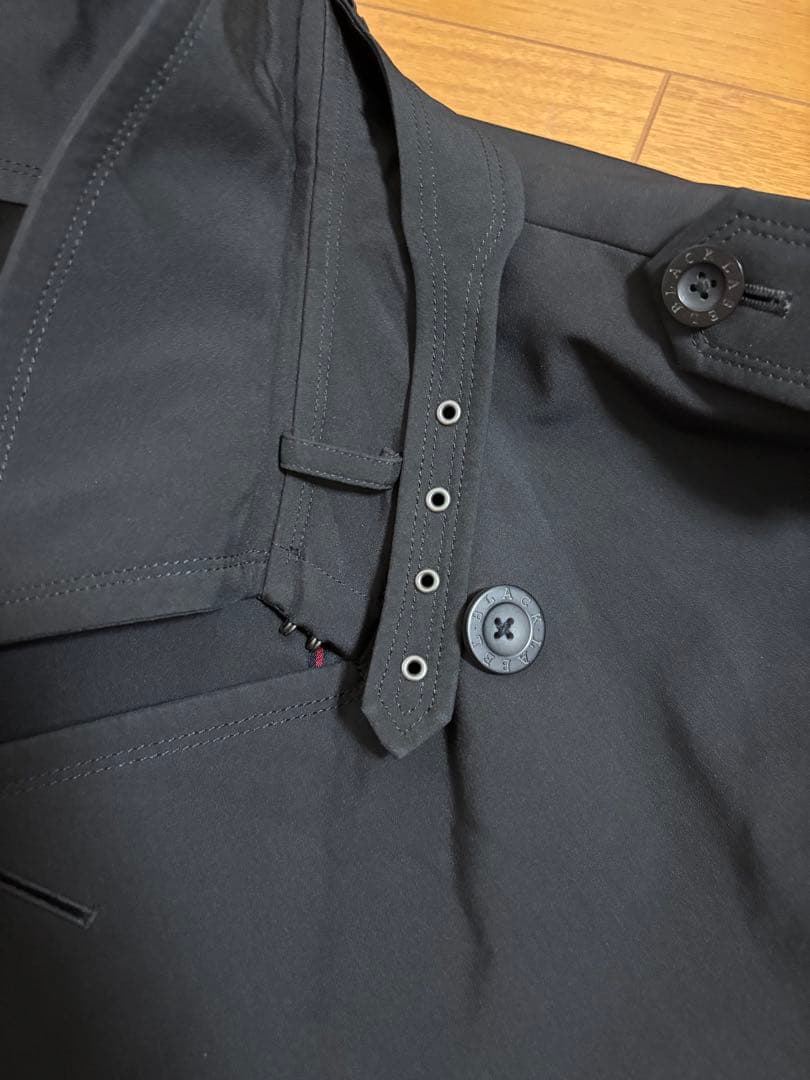 BURBERRY BLACK LABEL☆トレンチコート☆LL☆ブラック☆中古