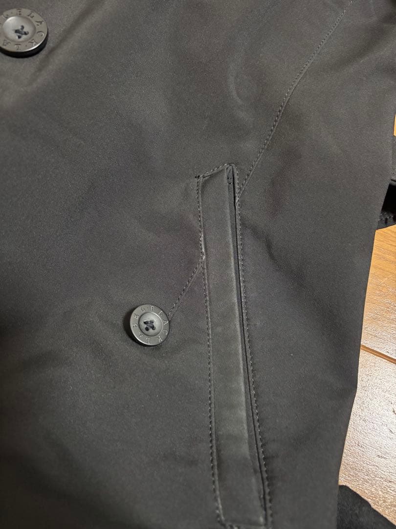 BURBERRY BLACK LABEL☆トレンチコート☆LL☆ブラック☆中古