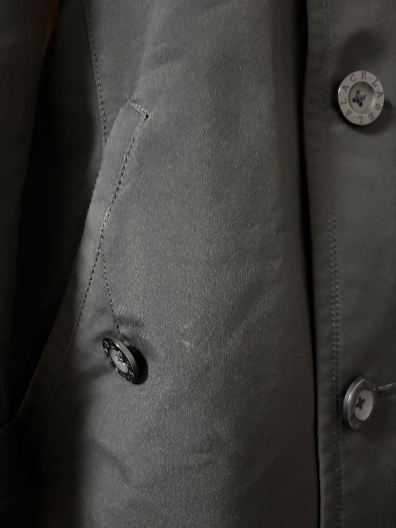 BURBERRY BLACK LABEL☆トレンチコート☆LL☆ブラック☆中古