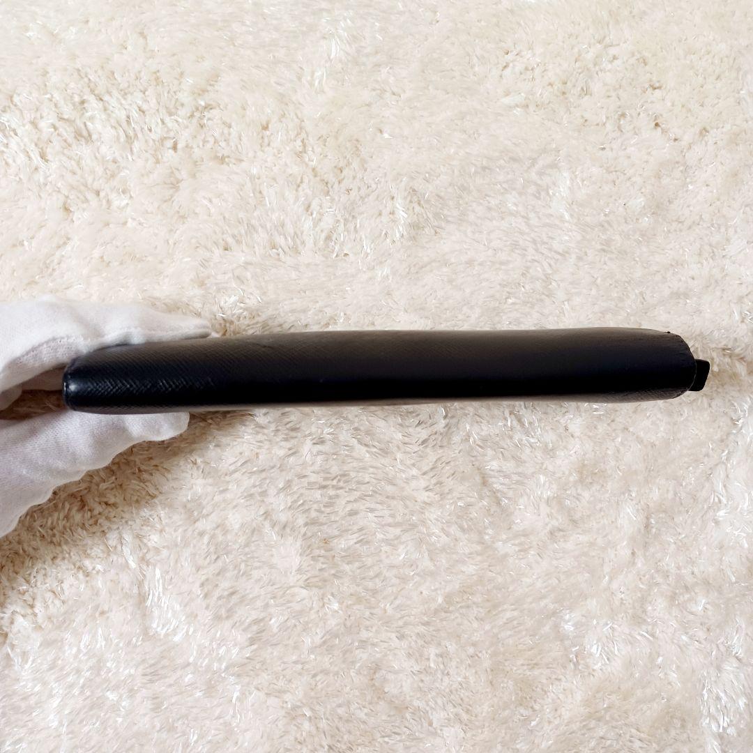 ✨美品✨　プラダ　PRADA　サフィアーノ　長財布　レザー　ブラック