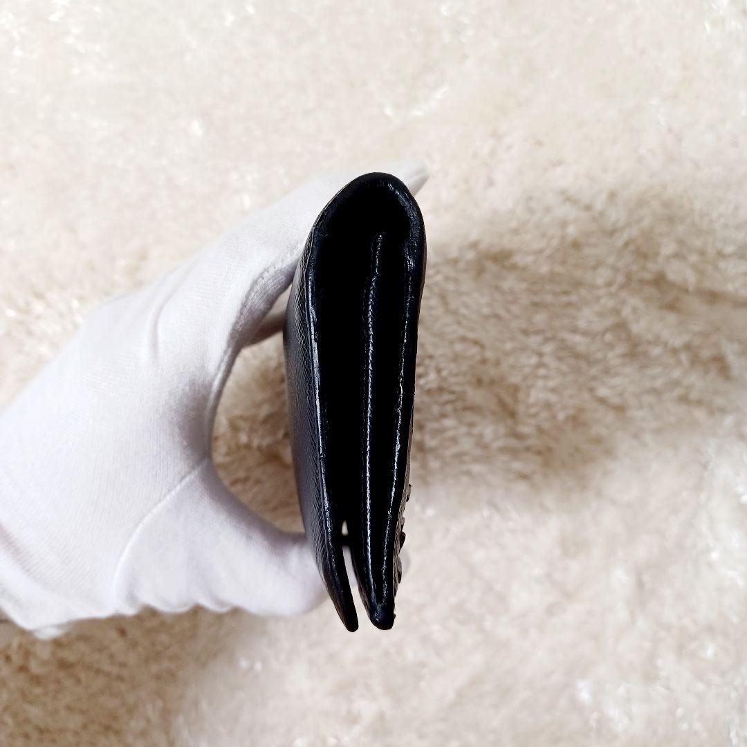 ✨美品✨　プラダ　PRADA　サフィアーノ　長財布　レザー　ブラック