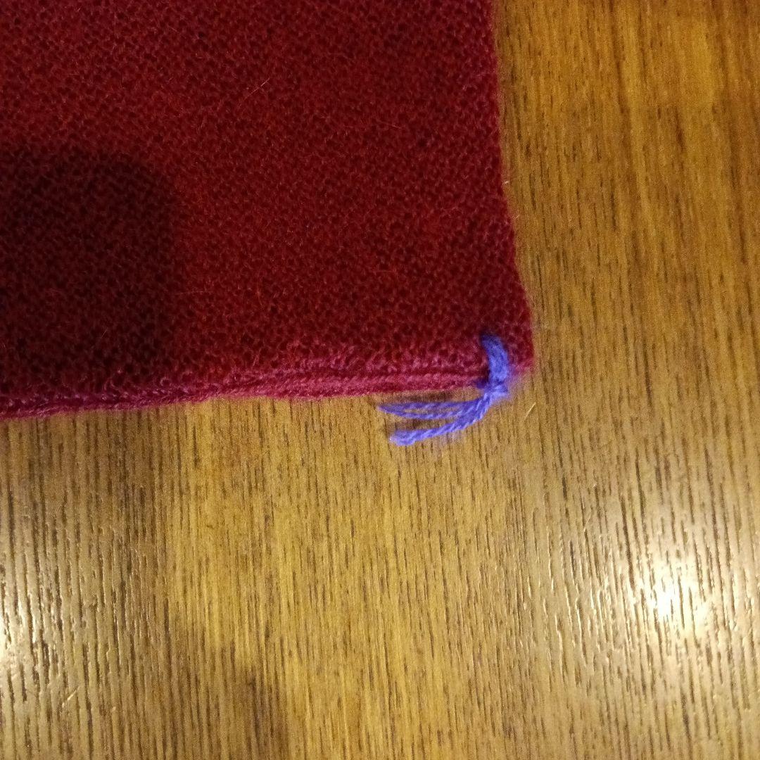 FANNI LEMMERMAYER ALPACA 赤 ボタン付きカーディガン