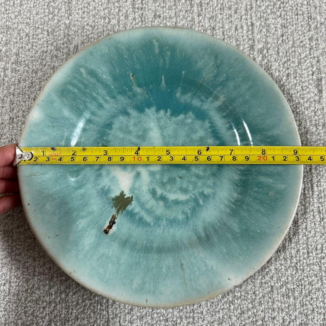 松村英治　陶器　平皿　23㎝　2枚セット