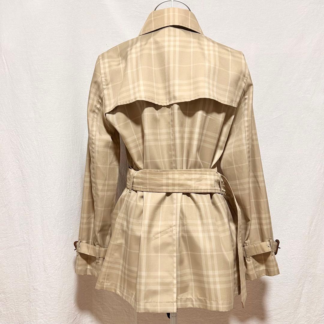 美品 バーバリー ブルーレーベル トレンチコート ジャケット チェック柄 コート