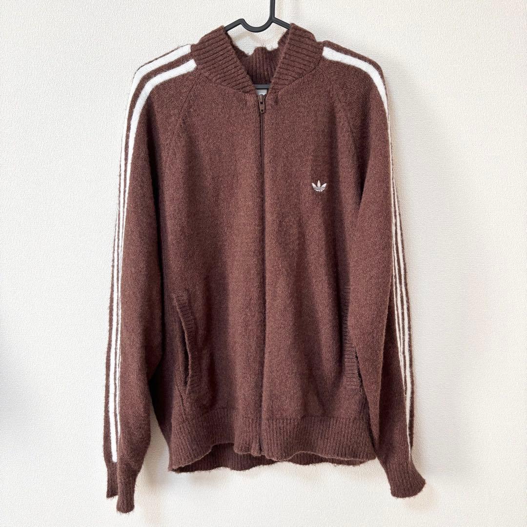 adidas ニット カーディガン