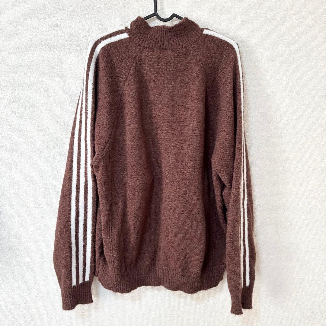 adidas ニット カーディガン