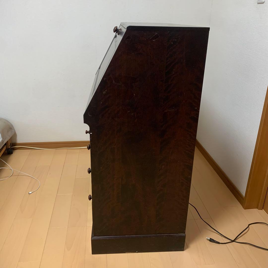 北海道民芸家具 ライティングビューロー デスク＋椅子セット販売可能