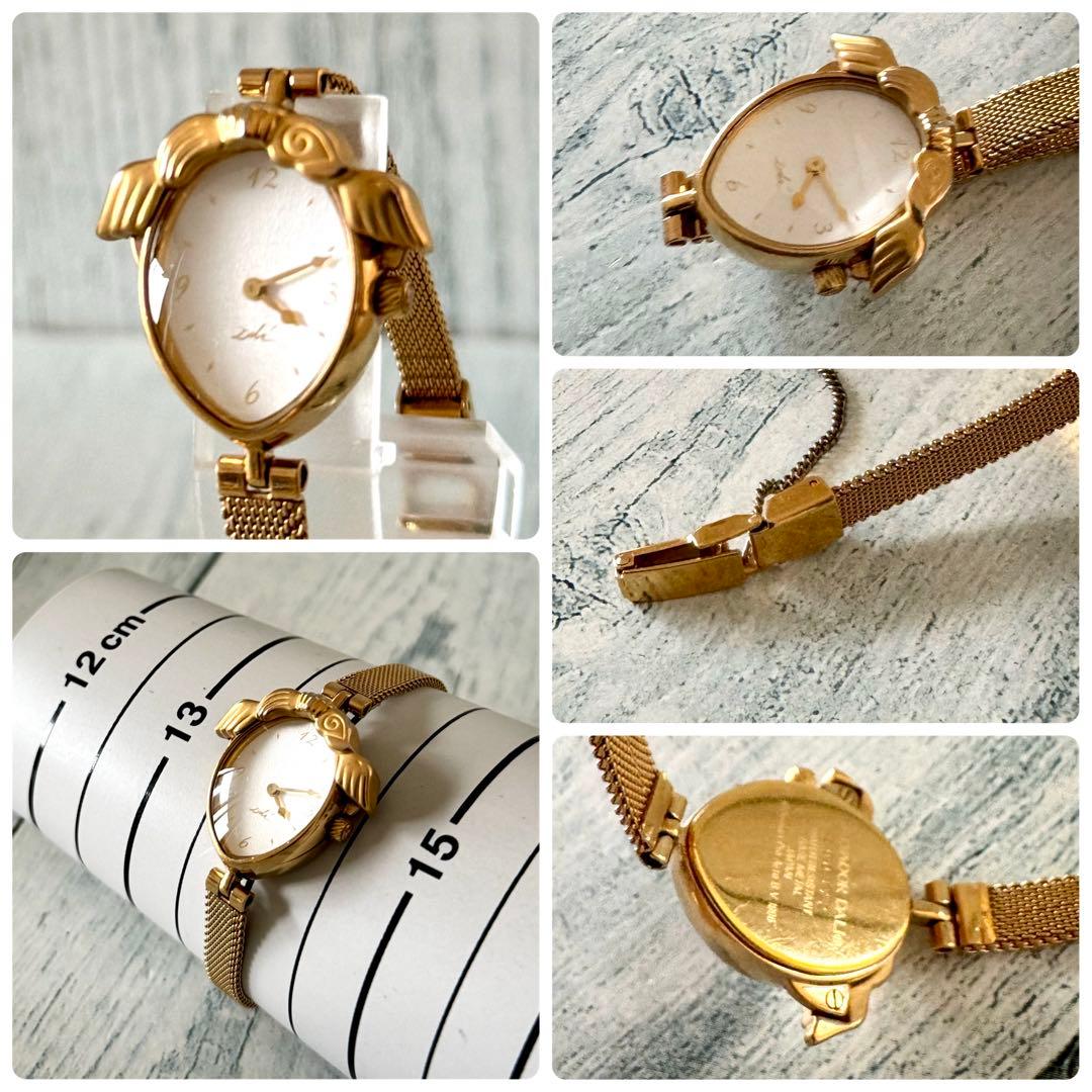 【希少】Salvador Dali サルバドール・ダリ 腕時計 時の翼 ゴールド