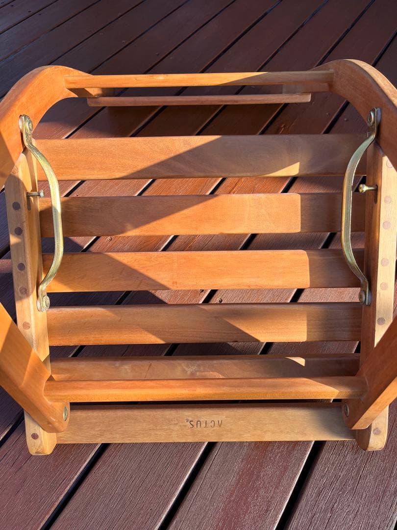 DSR様【ACTUS】折りたたみ木製ガーデンチェア