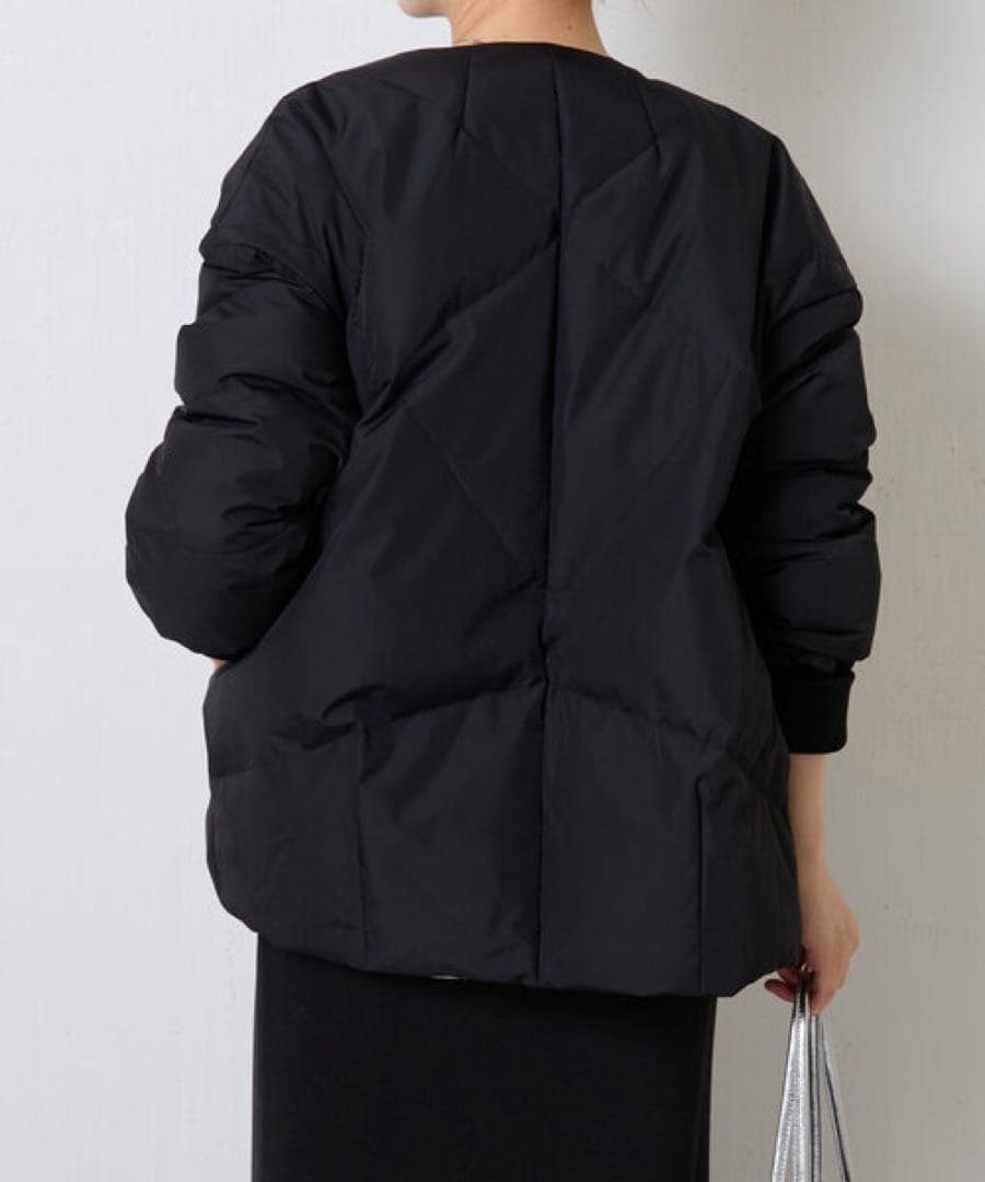 新品未使用COLLAGE GALLARDAGALANTE ノーカラーダウンコート