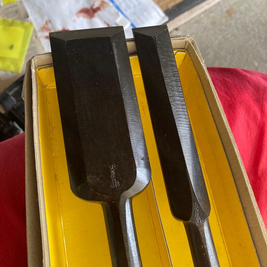 菊弘丸　大突き鑿八分．1寸6分２本組