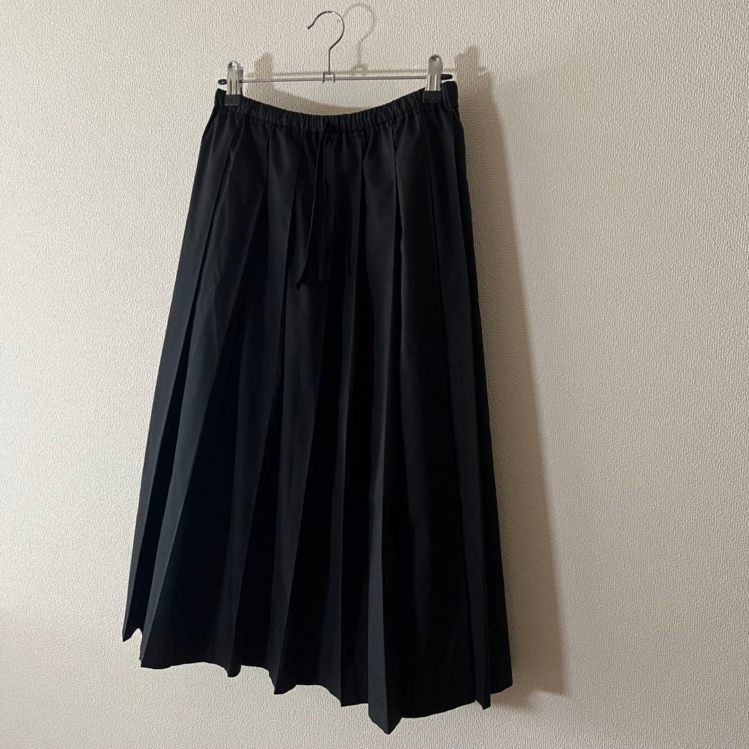 美品 タオコムデギャルソン AD2022 ブラック 黒 ロングスカート プリーツ
